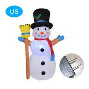 1.2 M Christmas Light Garden Decoration Rotating Inflatable Lamp Lantern Inflatable Christmas Snowman Inflatable For Courtyard D