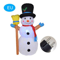 1.2 M Christmas Light Garden Decoration Rotating Inflatable Lamp Lantern Inflatable Christmas Snowman Inflatable For Courtyard D