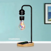 Wireless Charging Magnetic Levitation Bulb Wireless Practical Creative Table Lamp Transmission Technology Bedroom Night Light