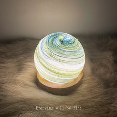 Crystal ball design  USB-powered warm light