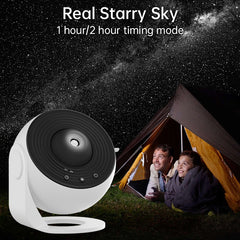 Night Light Galaxy Projector Starry Sky Projector 360° Rotate Planetarium Lamp For Kids Bedroom Decoration Give Birthday Gift